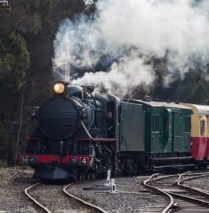 Don River Railway steam train.